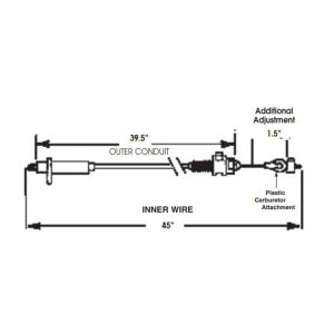 Transtar T54450C Kick-down vaijeri